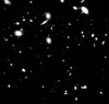 Часть удаленного скопления галактик, CL 0939+4713 
            (8кб)