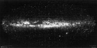 Распределение звезд и пыли в нашей Галактике 
            (43кб)