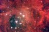  NGC 2244: звездное скопление в туманности Розетка  
            (70кб)