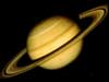 Сатурн и три спутника - Тефия, Диона и Рея - с расстояния 21 млн. км   (14кб)